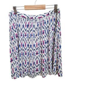 Isabel Marant Etoile Skirt ‘Assia’ Geometric Flared‎ EU 34 Small Silky Elastic